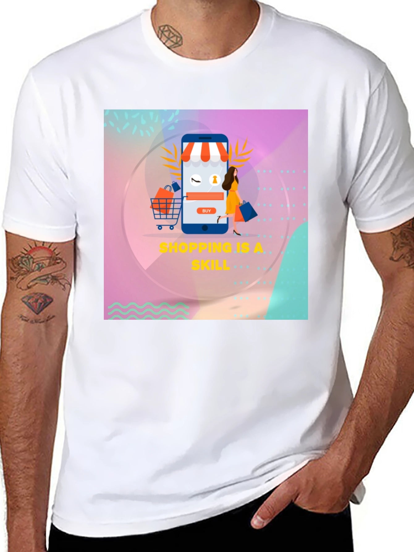 Shopping is a Skill Graphic Tee