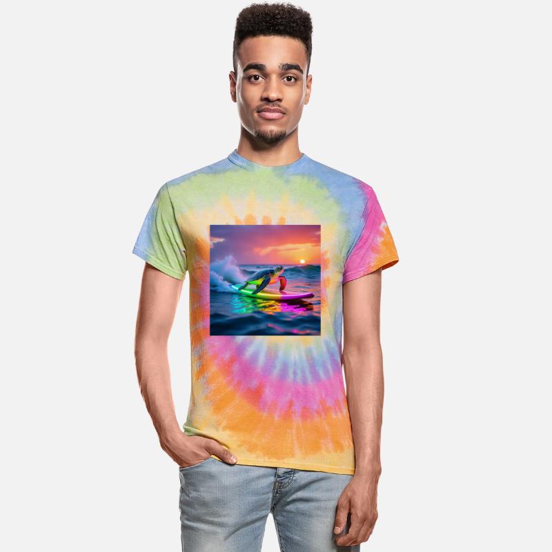 sea turtle design neon turtle shirt
