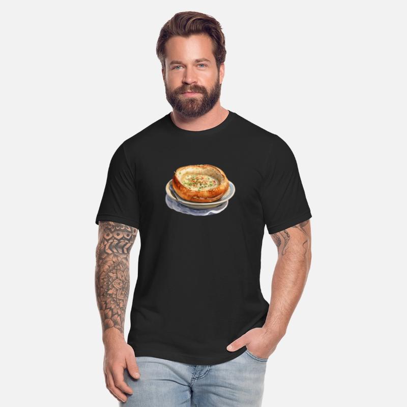 Seafood Clam Chowder In A Bread Bowl