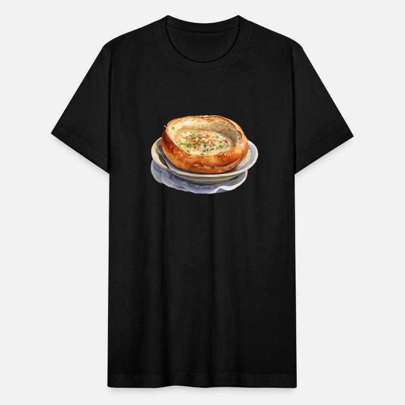 Seafood Clam Chowder In A Bread Bowl