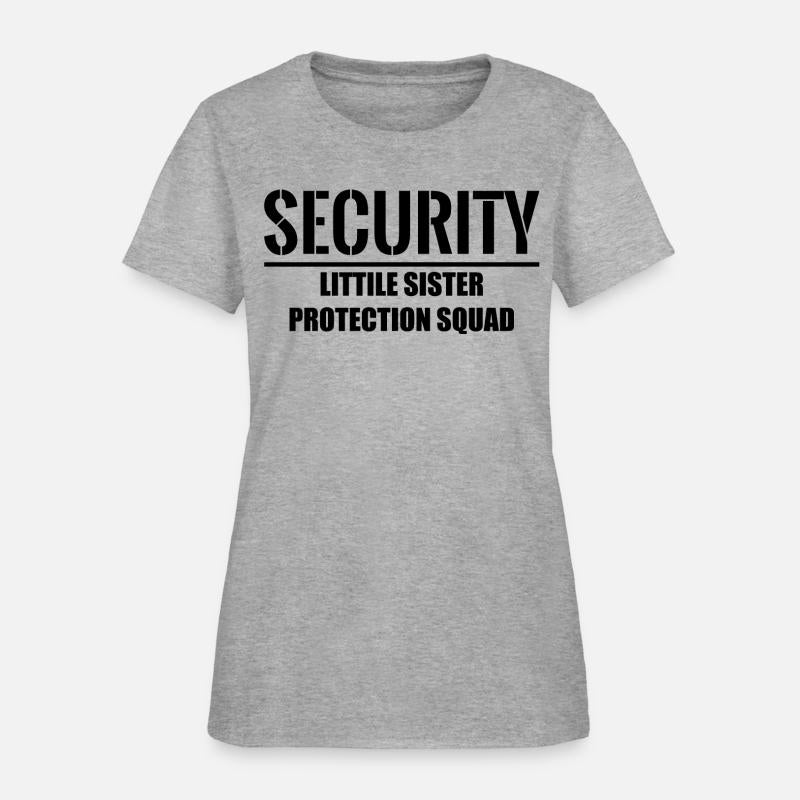 Security Little Sister Protection Squad Tshirt