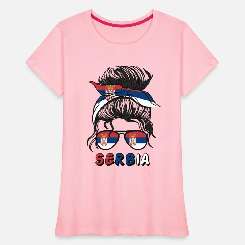 Serbia Flag Girls Serbian Girl Kids
