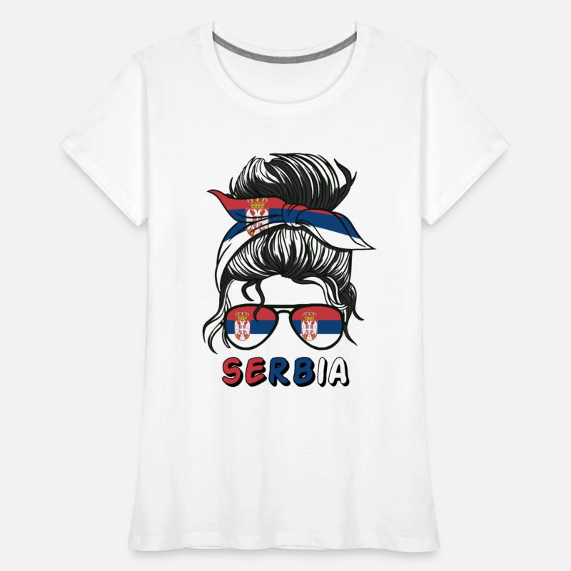 Serbia Flag Girls Serbian Girl Kids