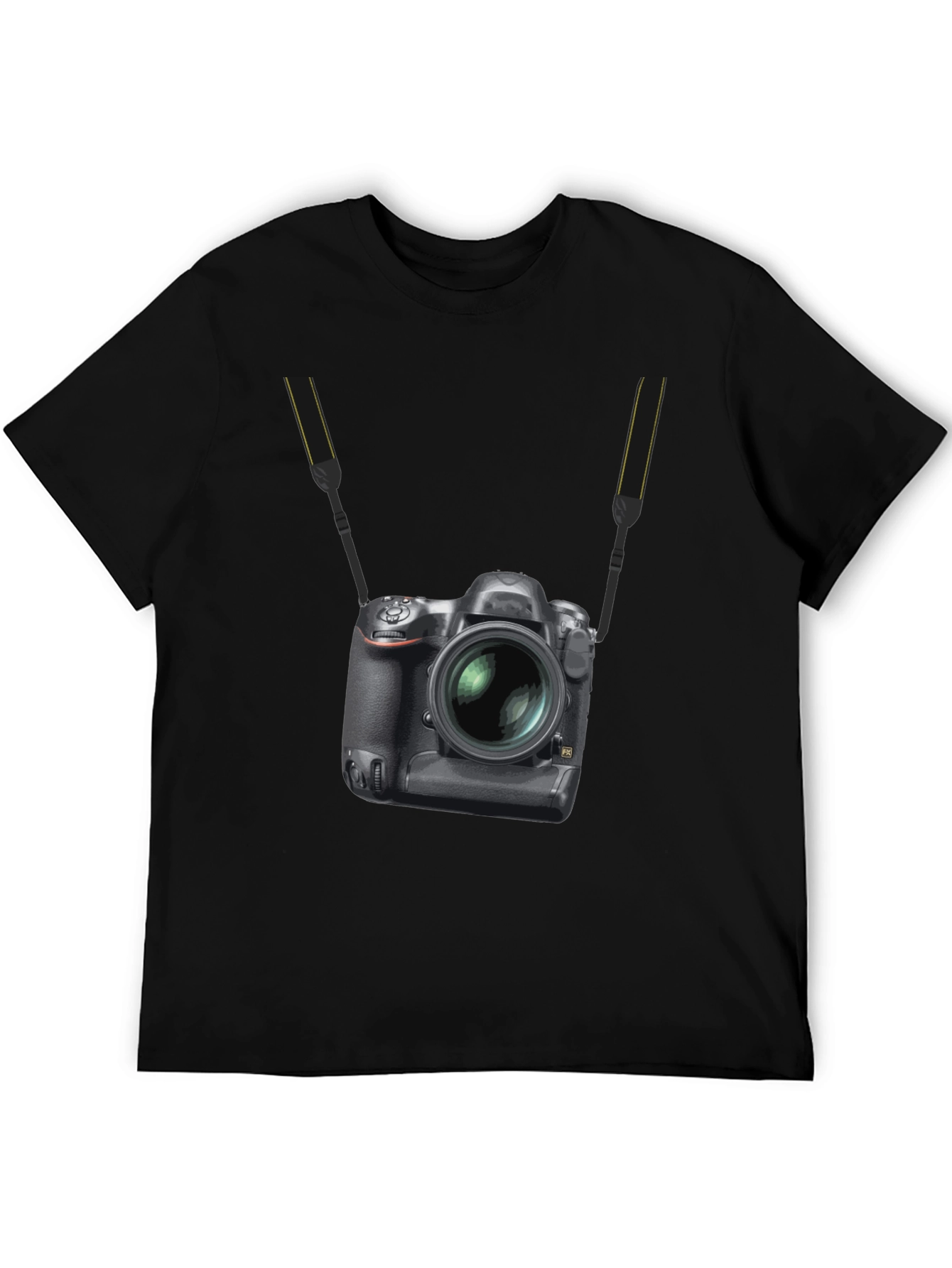 Camera Graphic Black T-Shirt