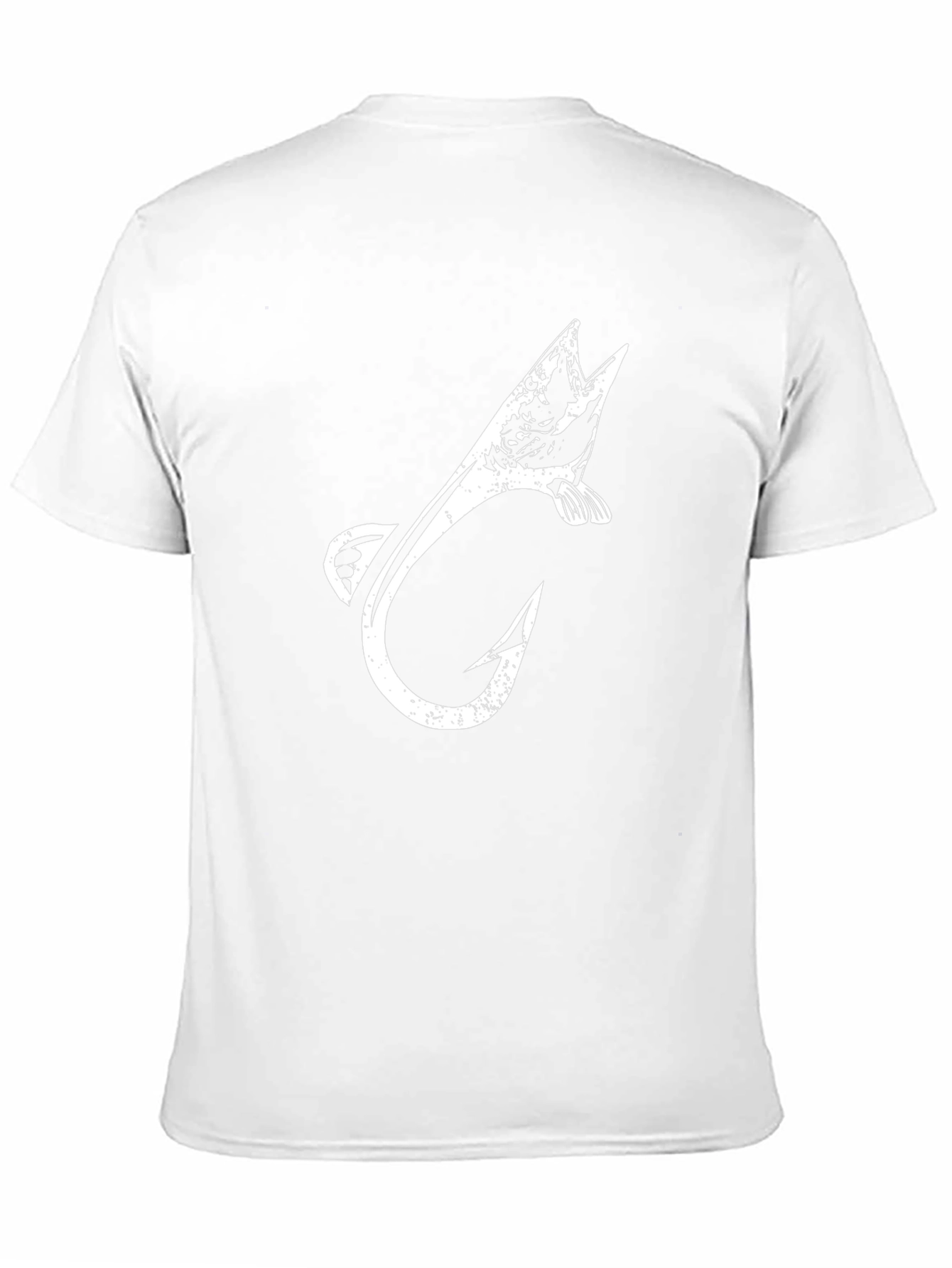 Fish Hook Graphic Tee - Stylish Fisherman T-Shirt