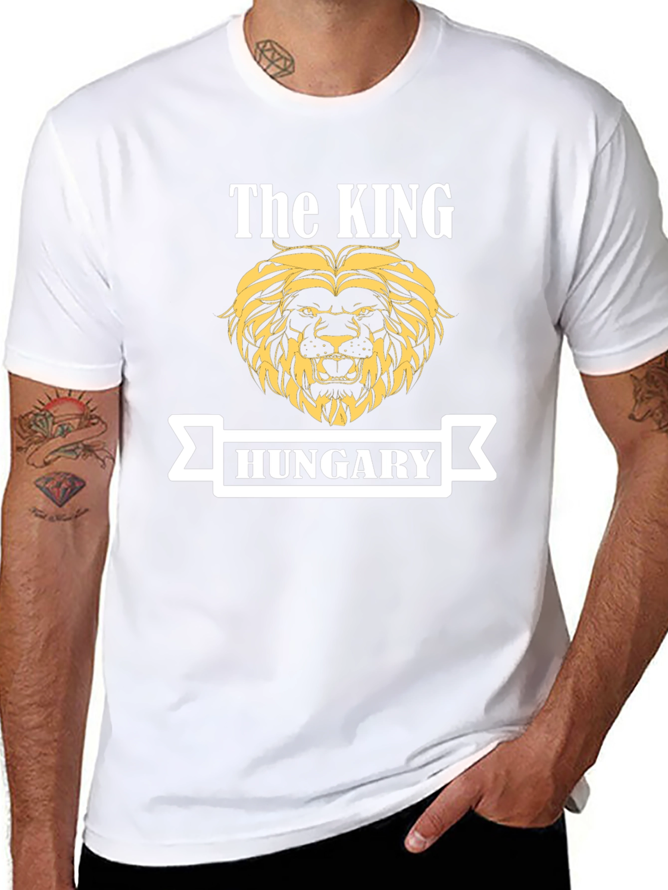 The King Hungary Lion Graphic Tee
