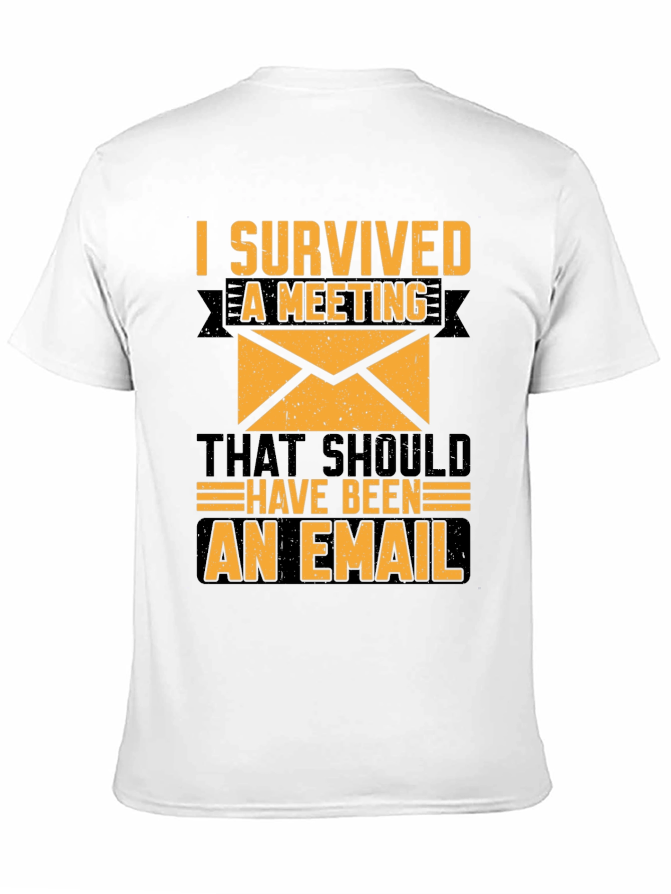 I Survived a Meeting T-Shirt Funny Work Tee