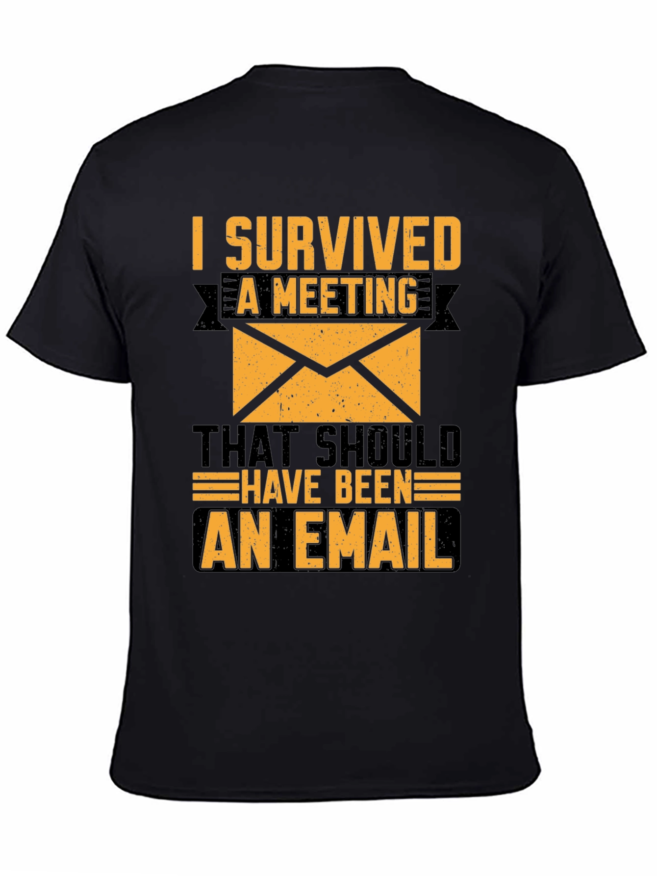 I Survived a Meeting T-Shirt Funny Work Tee
