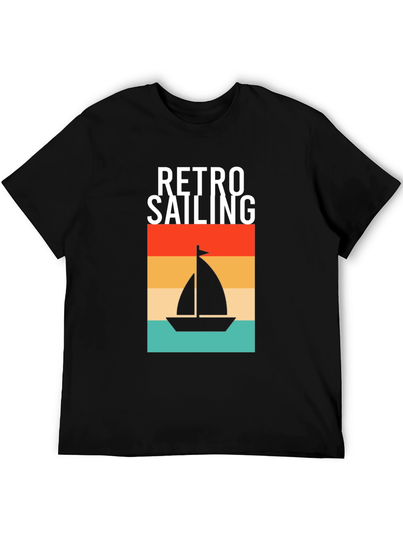 Retro Sailing T-Shirt: Nautical Design