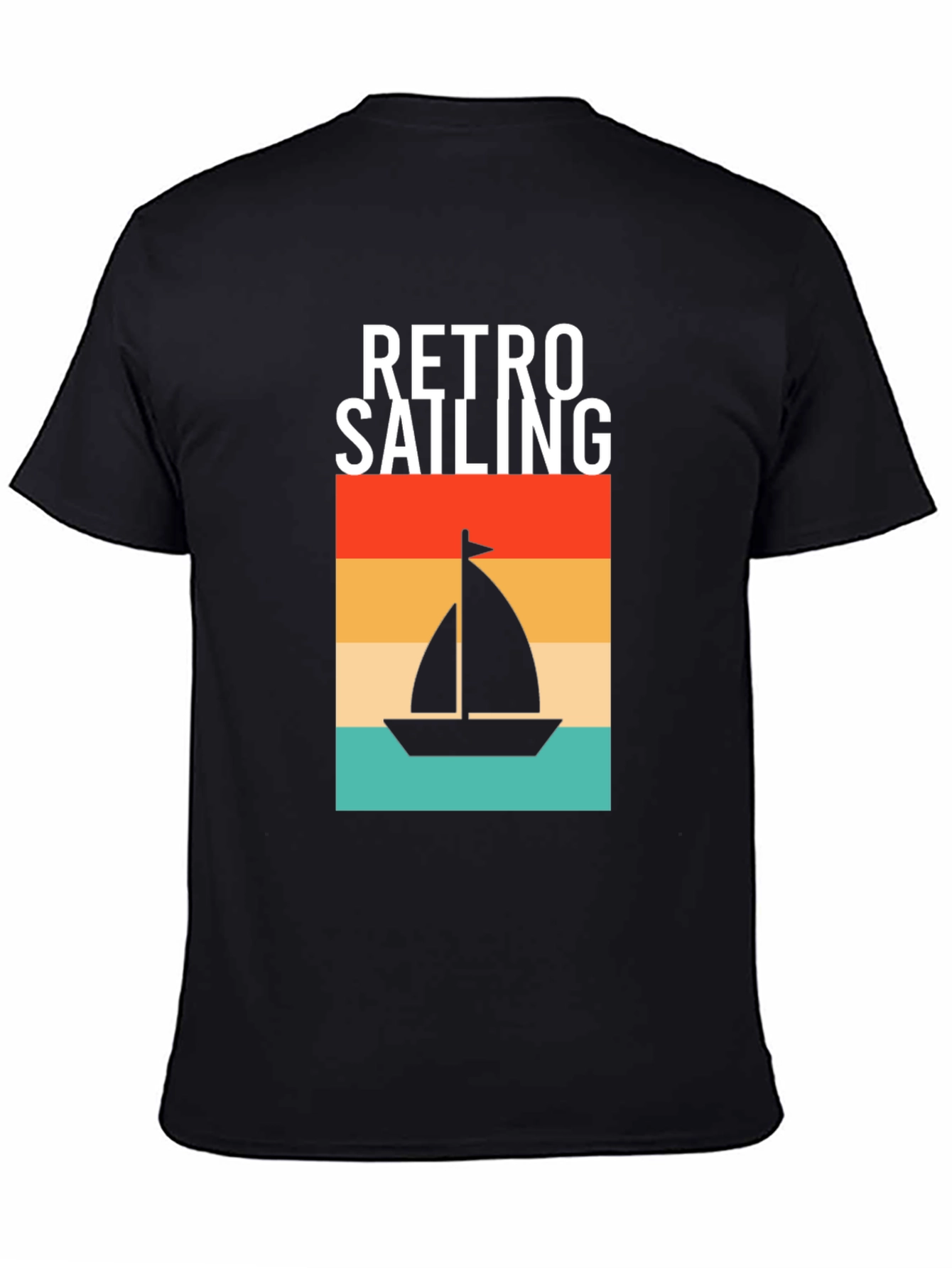 Retro Sailing T-Shirt: Nautical Design