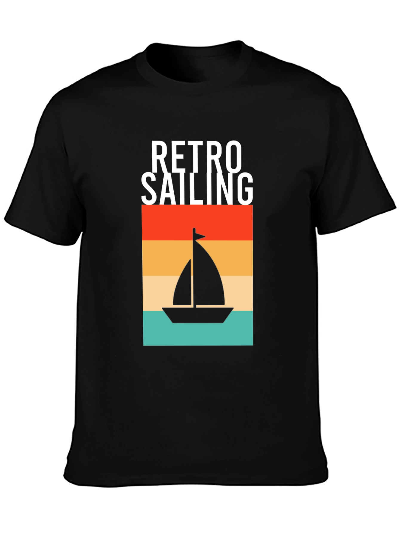 Retro Sailing T-Shirt: Nautical Design