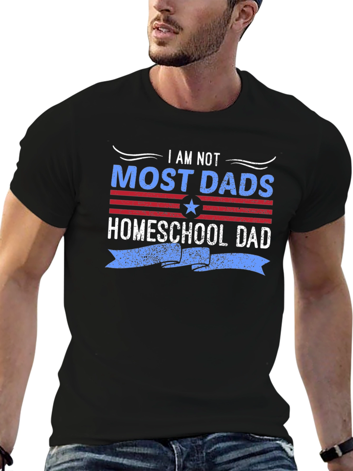 Homeschool Dad Graphic T-Shirt
