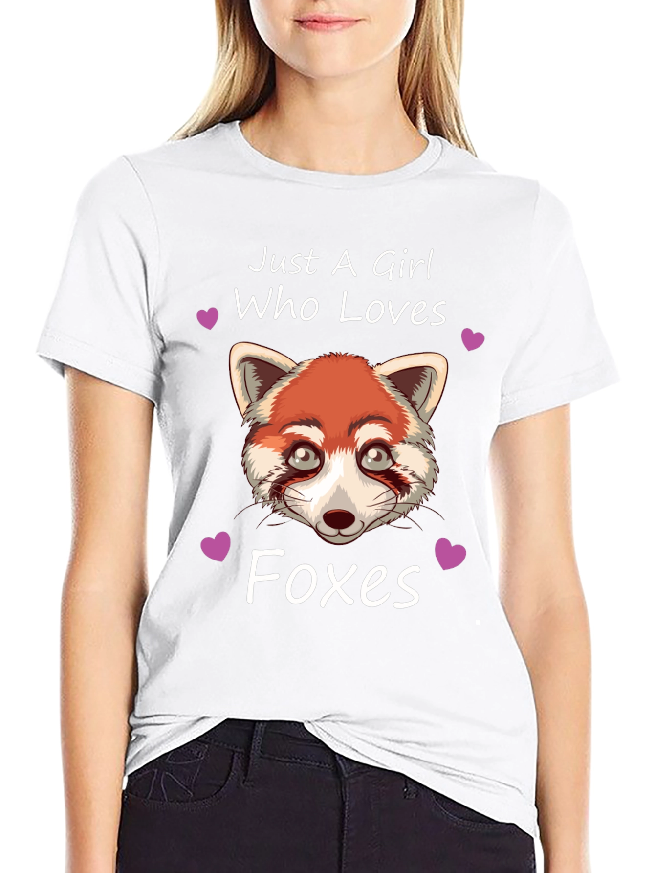Girl Who Loves Foxes T-Shirt