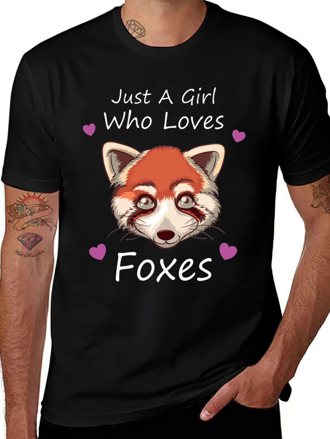 Girl Who Loves Foxes T-Shirt