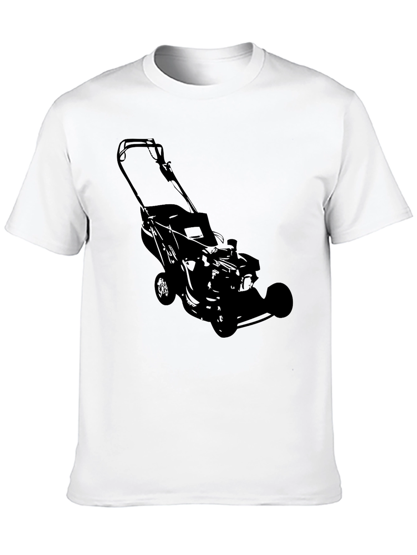 Lawn Mower Graphic Tee - Black