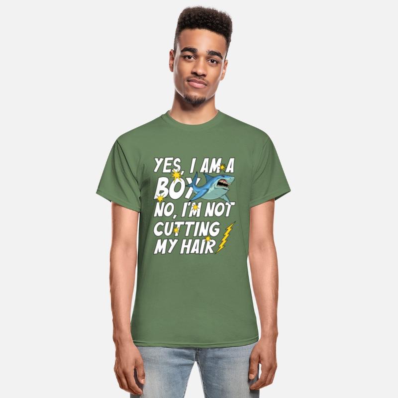 Shark I Am a Boy No, I'm Not Cutting My Hair