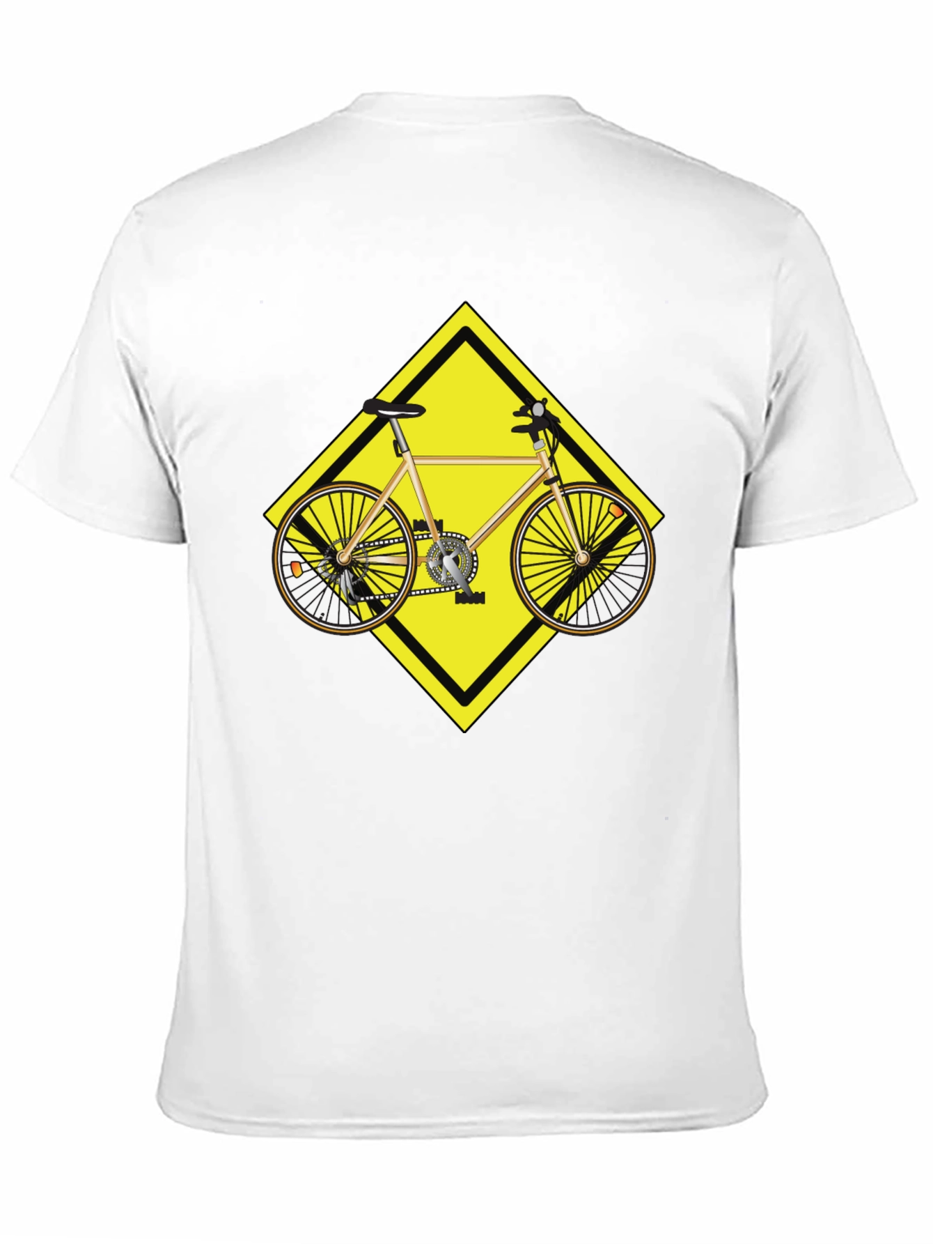 Bike Warning Sign Graphic Tee