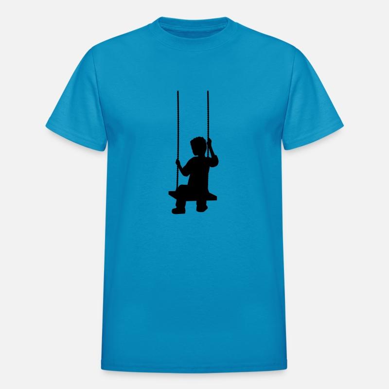 silhouette lonely sad boring alone boy swing playg