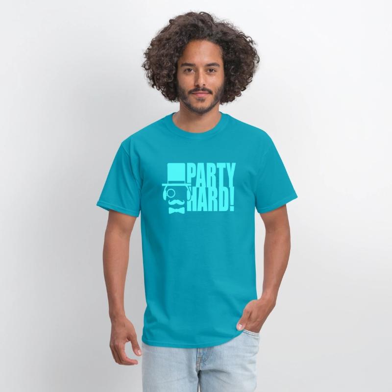 Sir DJ Party Hard Gentleman Cylinder Hat Monocle