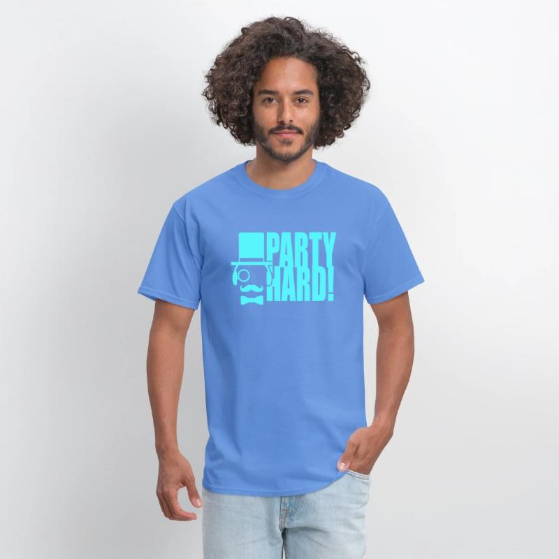 Sir DJ Party Hard Gentleman Cylinder Hat Monocle