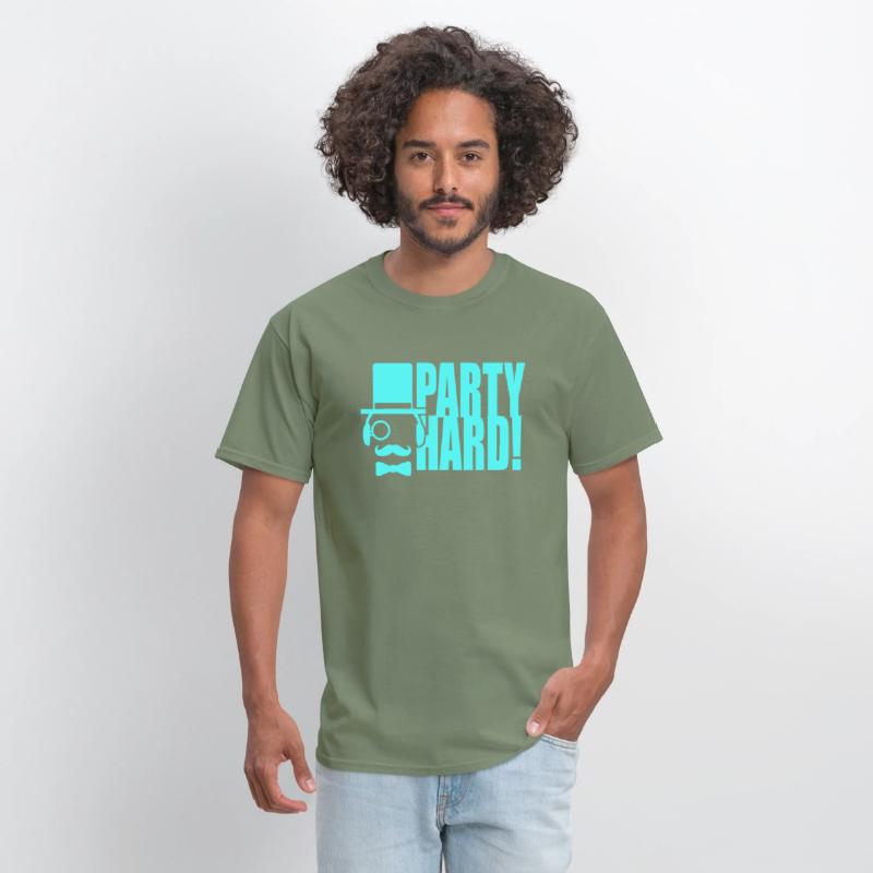 Sir DJ Party Hard Gentleman Cylinder Hat Monocle