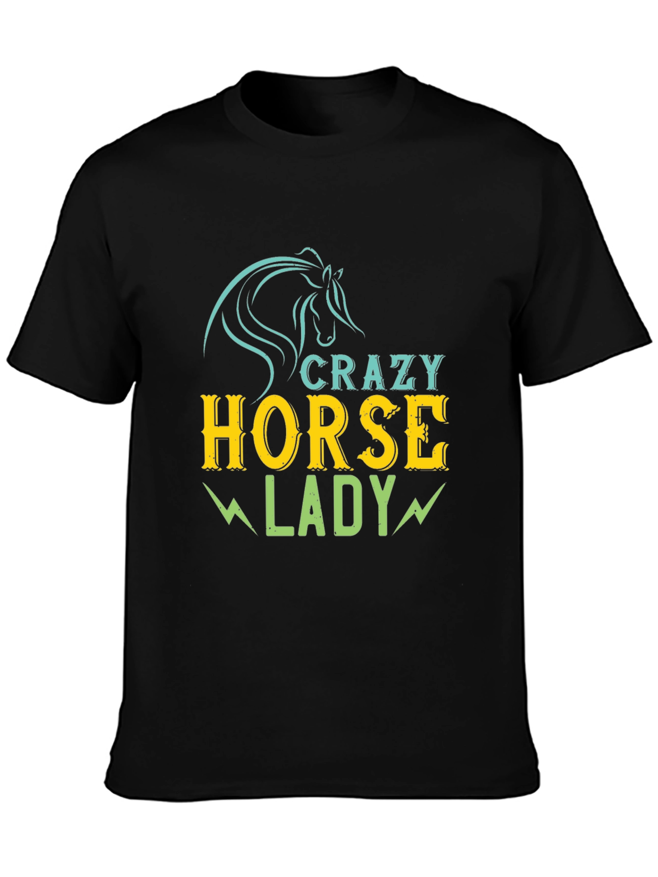 Crazy Horse Lady Graphic T-Shirt