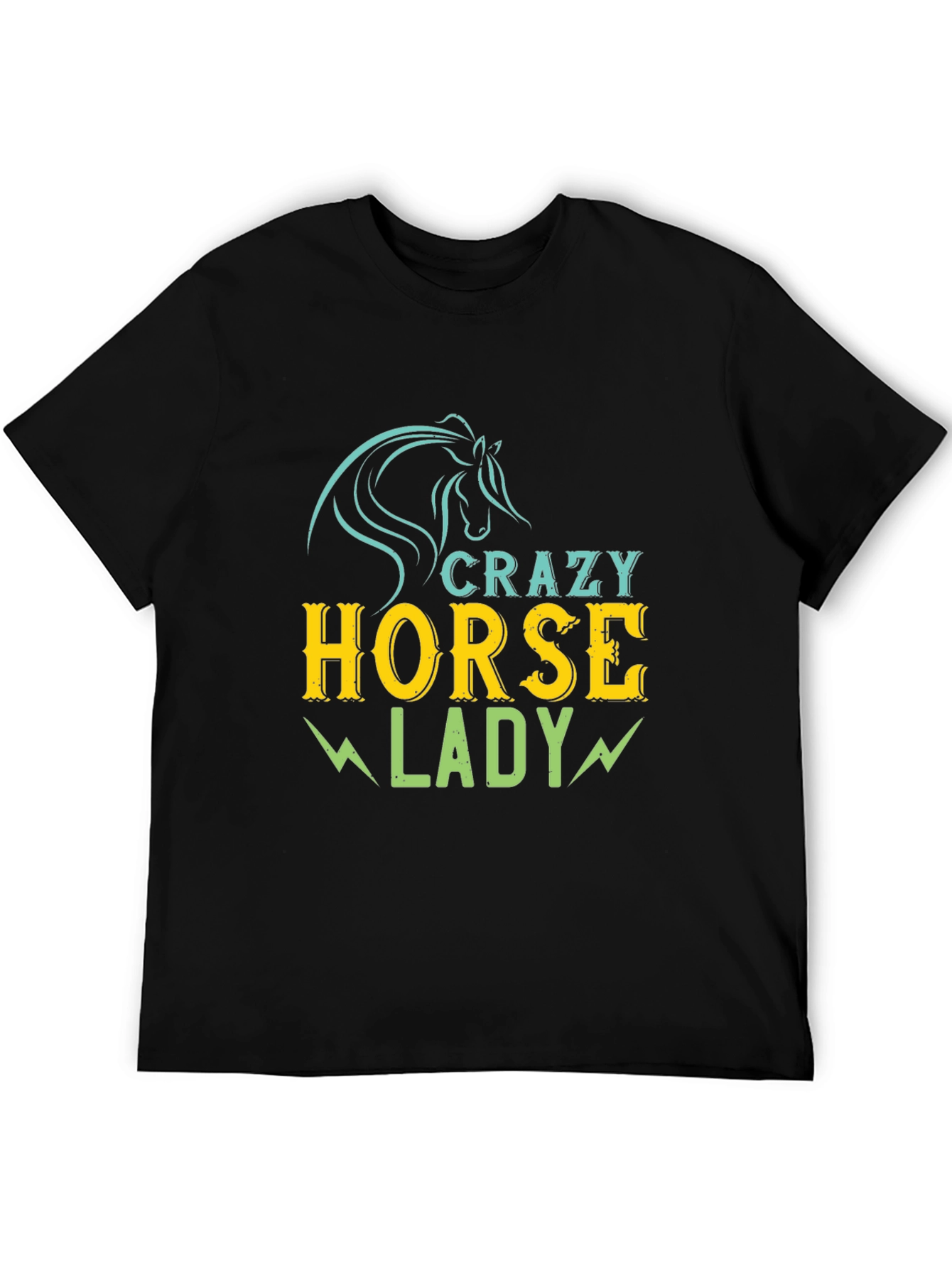 Crazy Horse Lady Graphic T-Shirt