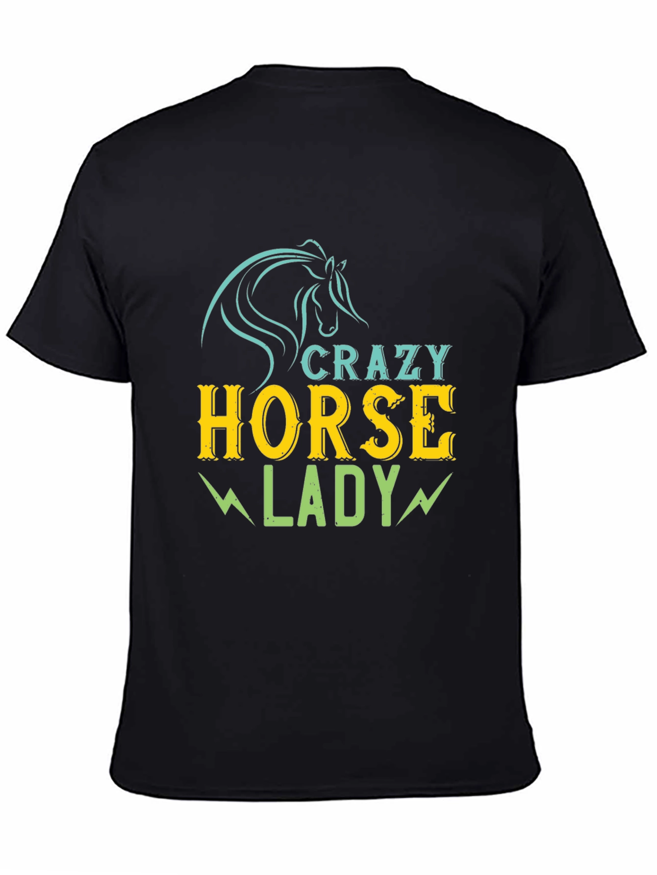 Crazy Horse Lady Graphic T-Shirt