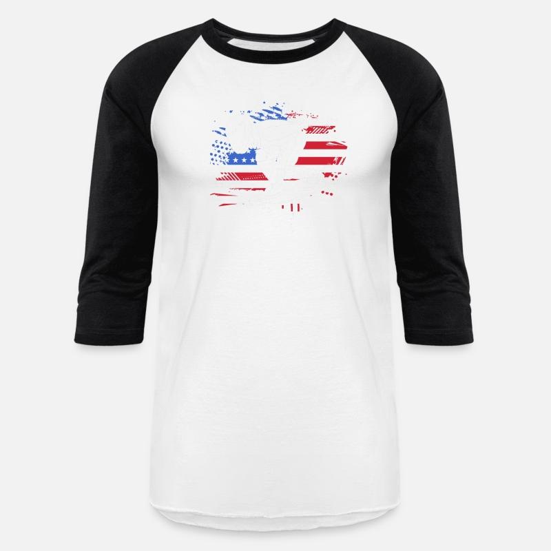 Skater Skateboard American Flag Longboard
