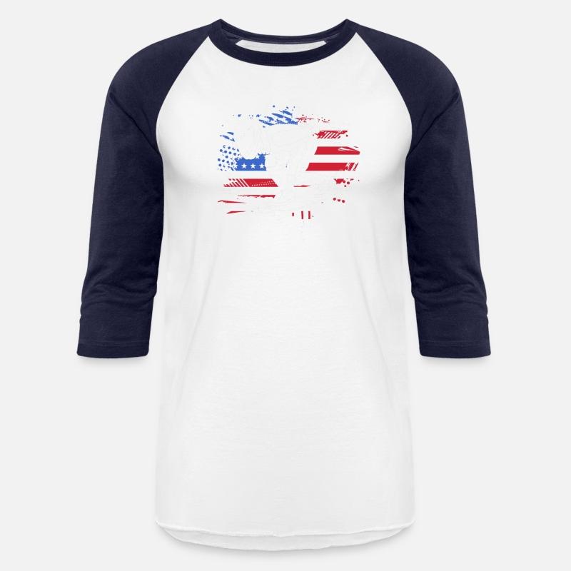 Skater Skateboard American Flag Longboard