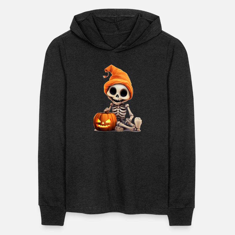 Skeleton celebrating Halloween