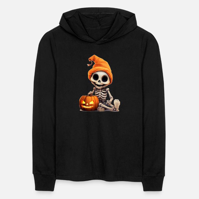 Skeleton celebrating Halloween