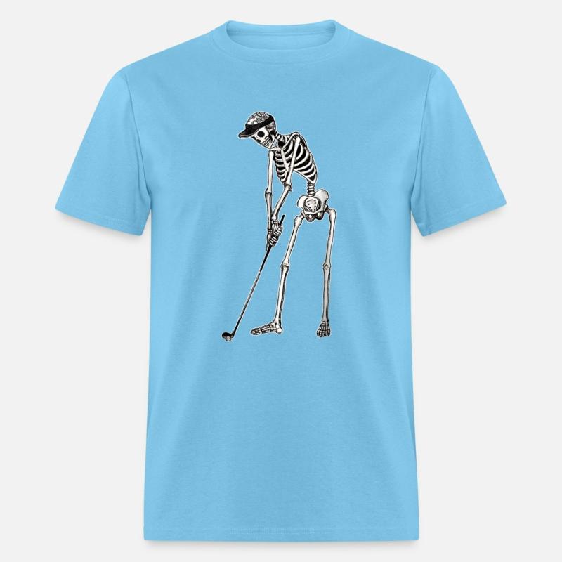 Skeleton Golf Halloween Tshirt Funny Halloween2018