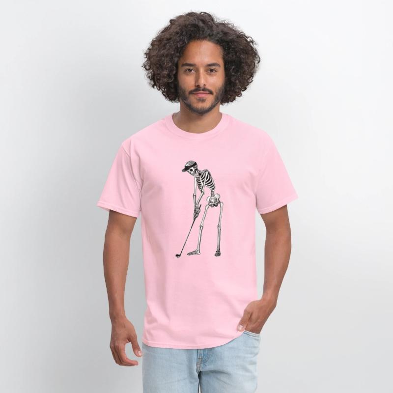 Skeleton Golf Halloween Tshirt Funny Halloween2018