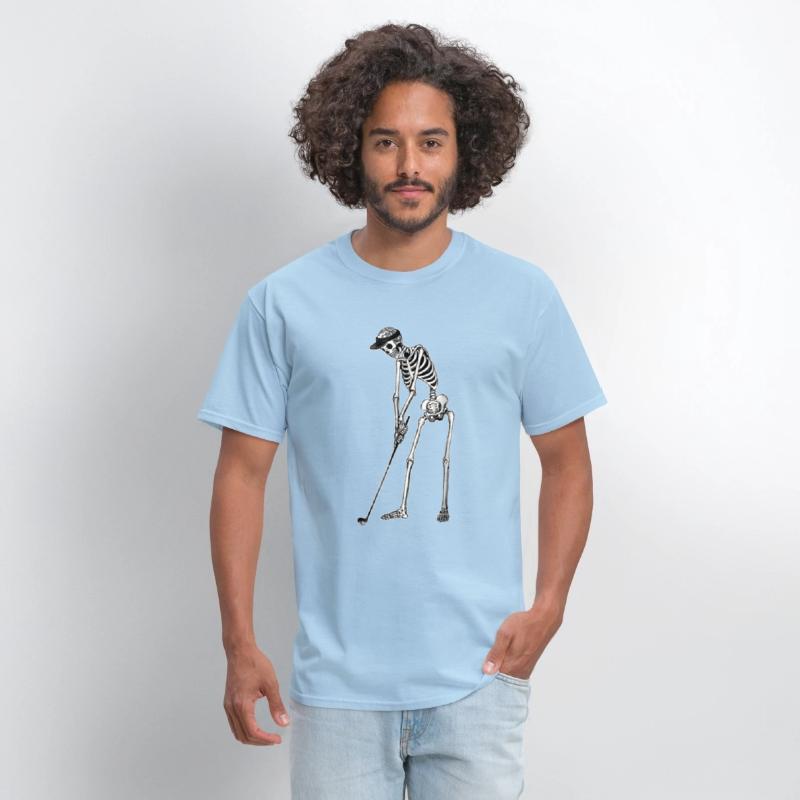 Skeleton Golf Halloween Tshirt Funny Halloween2018