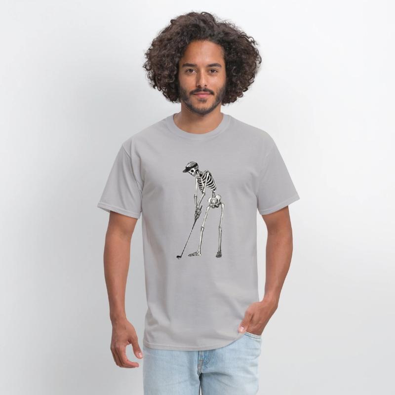 Skeleton Golf Halloween Tshirt Funny Halloween2018