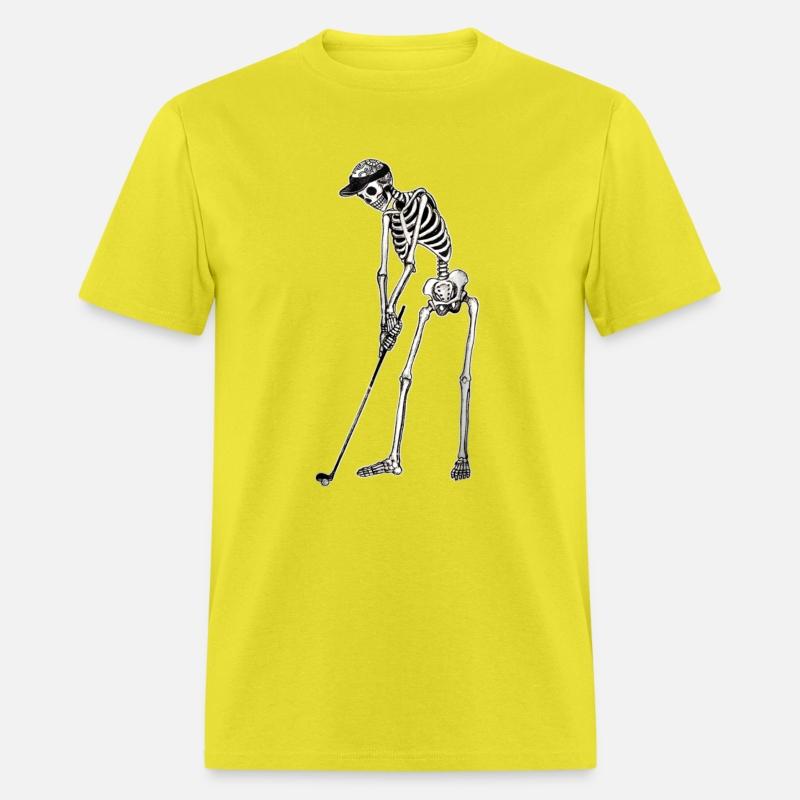 Skeleton Golf Halloween Tshirt Funny Halloween2018