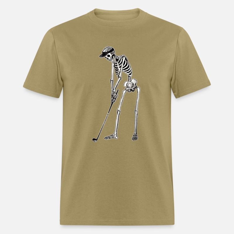 Skeleton Golf Halloween Tshirt Funny Halloween2018