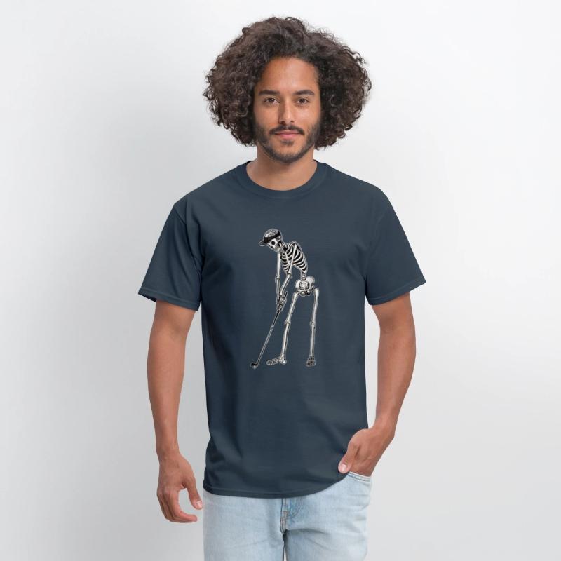 Skeleton Golf Halloween Tshirt Funny Halloween2018