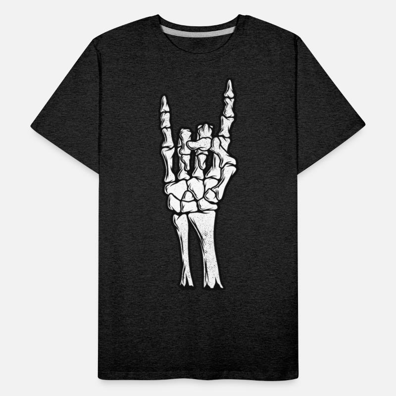 Skeleton Hand Devil Horns Hand Sign Halloween Gift