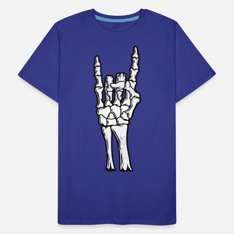 Skeleton Hand Devil Horns Hand Sign Halloween Gift