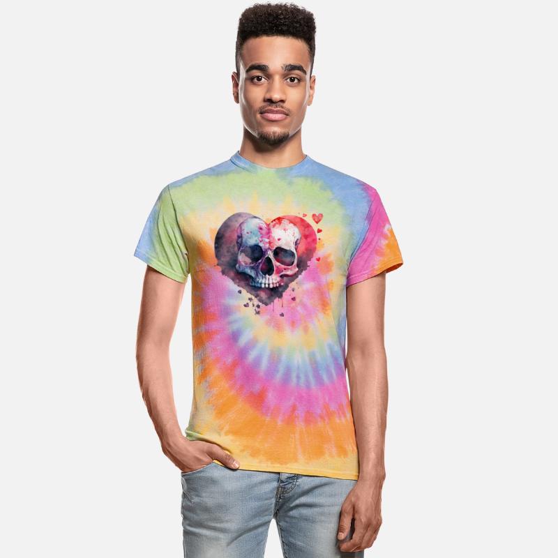 Skull Art Design Watercolor
