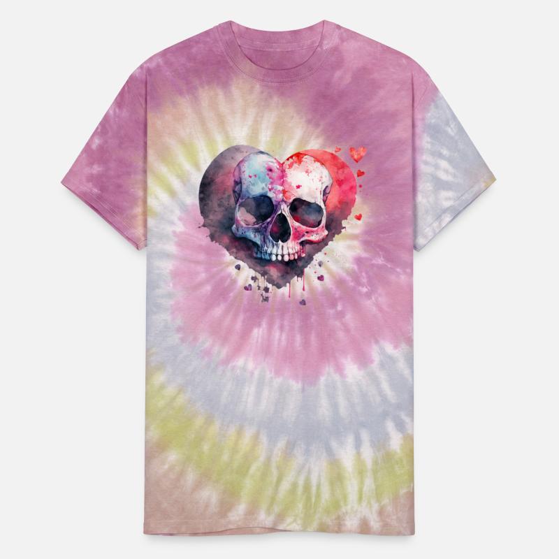 Skull Art Design Watercolor