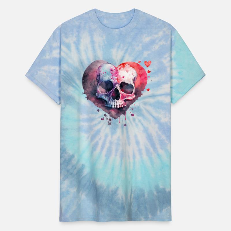 Skull Art Design Watercolor