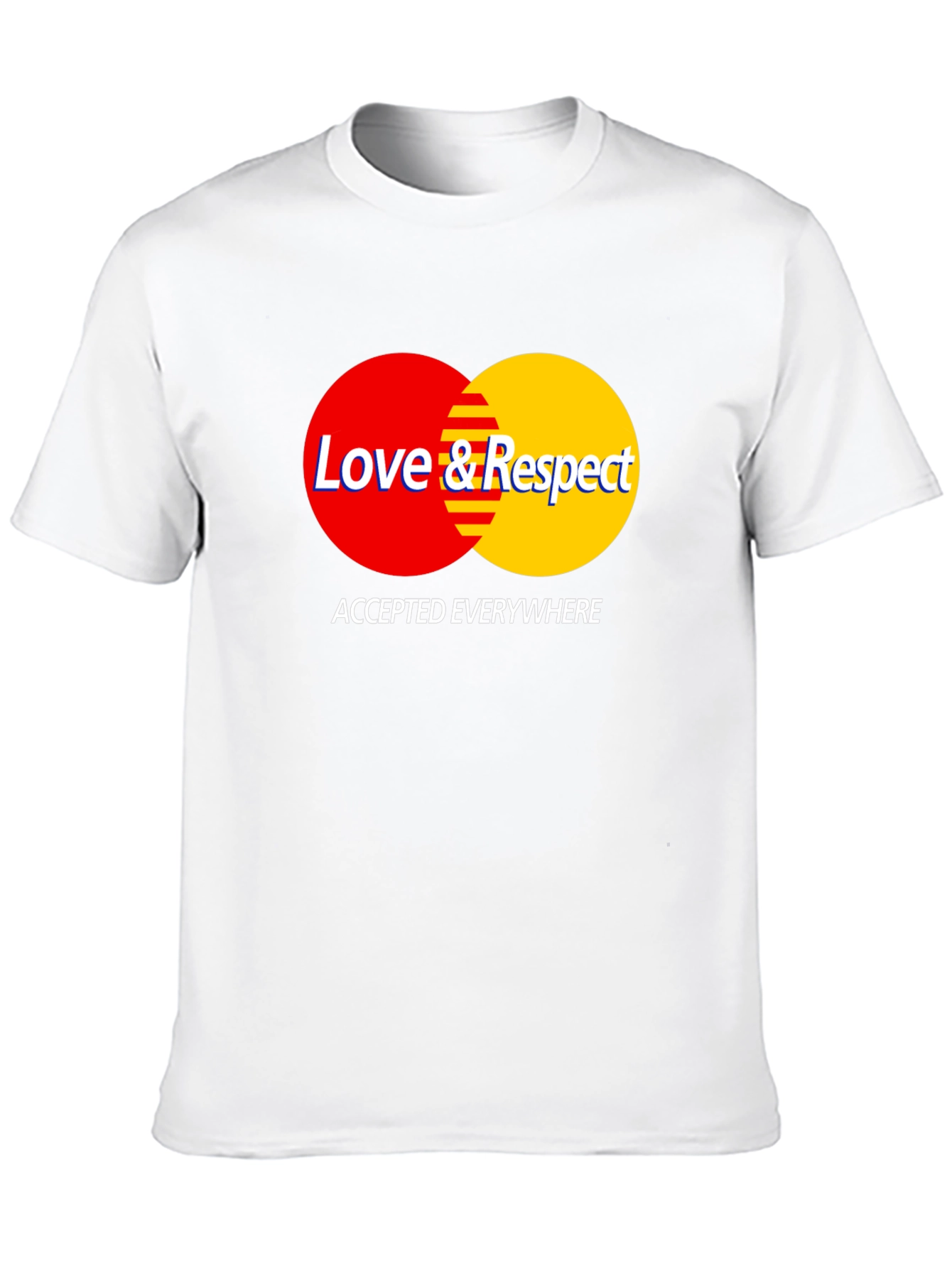 Love & Respect T-Shirt - Black Crew Neck