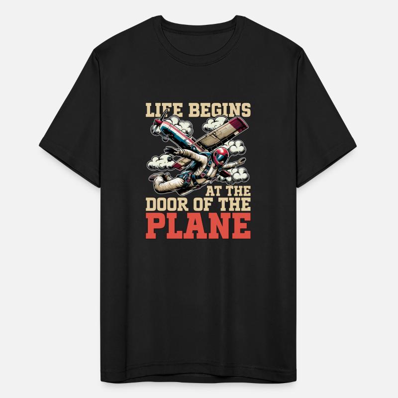 Skydiving Life Begins At The Door Paragliding