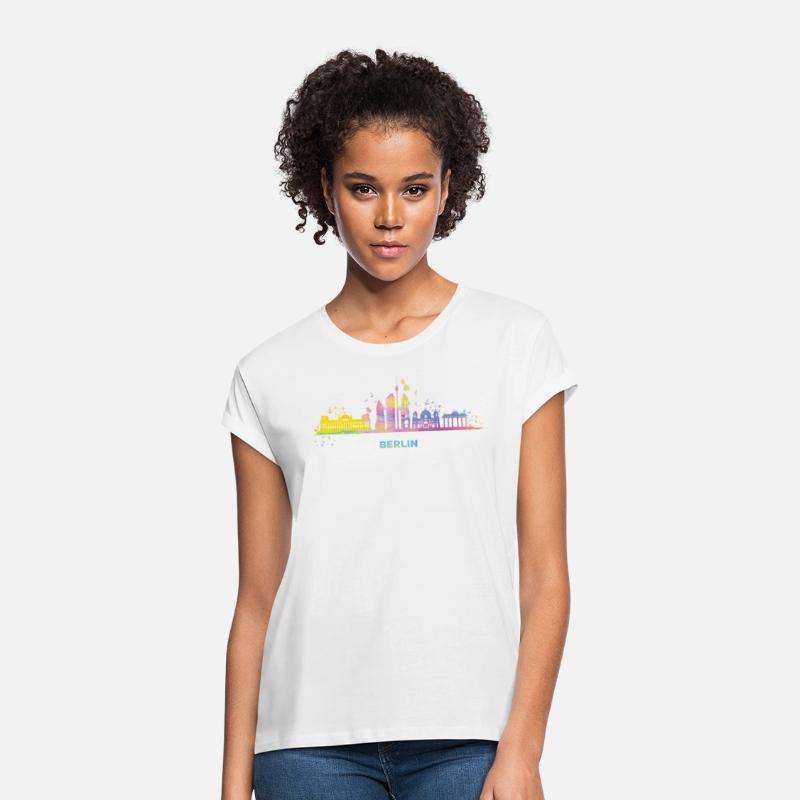 Skyline Colorful Berlin Cityscape Berlin