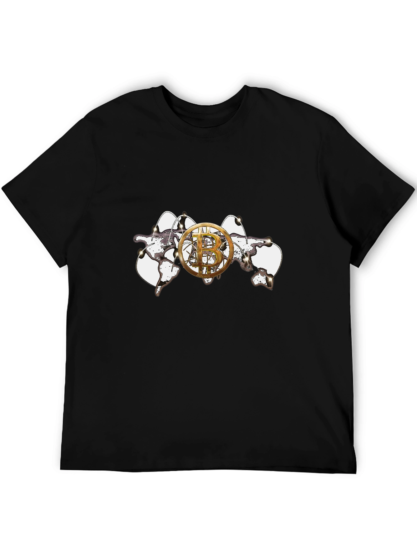 Bitcoin Cracked World T-Shirt