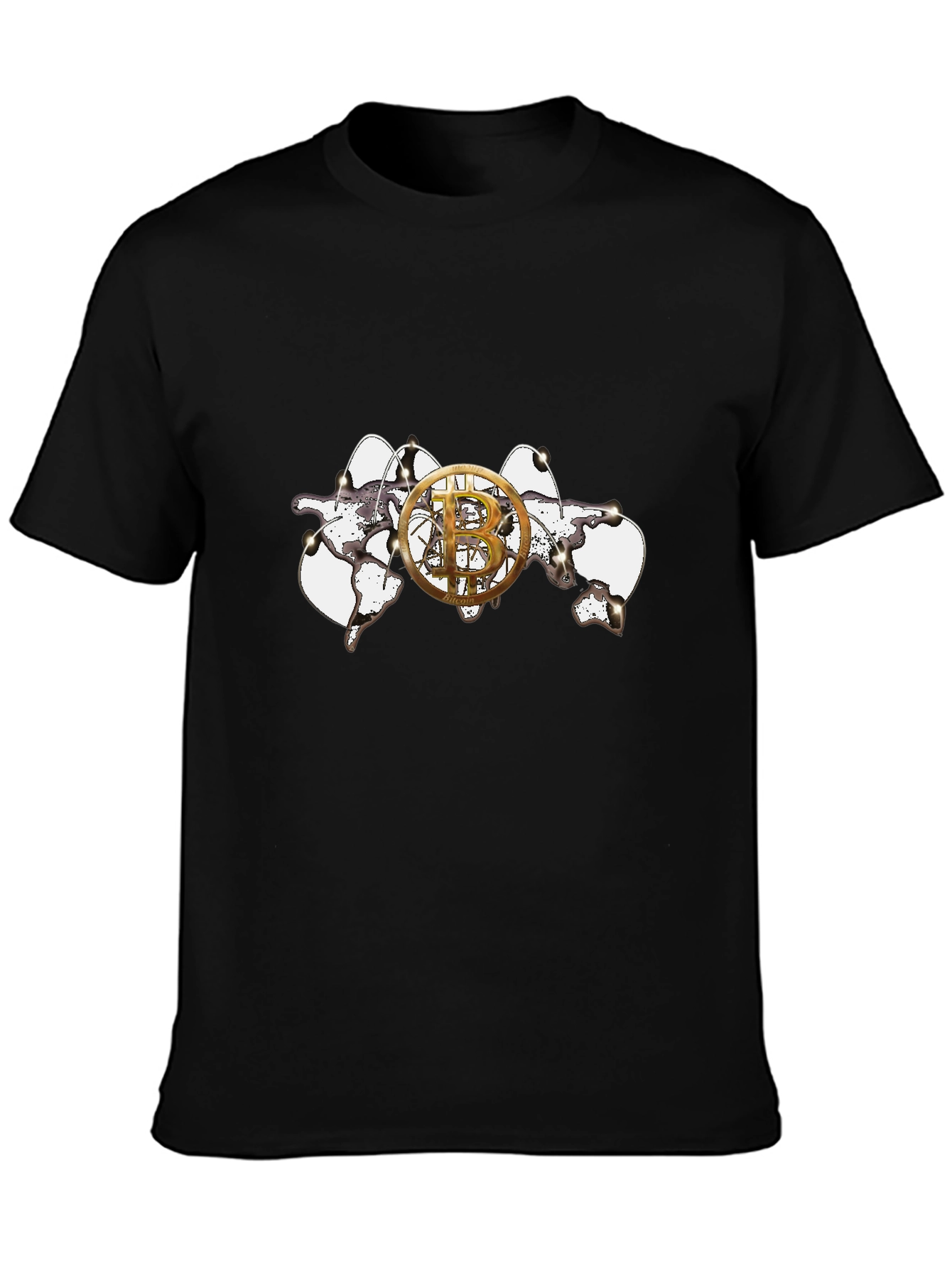 Bitcoin Cracked World T-Shirt