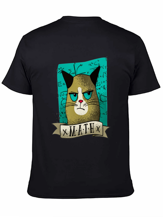 Grumpy Cat Math T-Shirt - Funny Graphic Tee